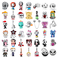 2025 Hot selling Fancy Series Scarecrow Devil Holy Maiden Fit original 3mm Bracelet Ladies' jewelry Halloween ghost Doll Gift