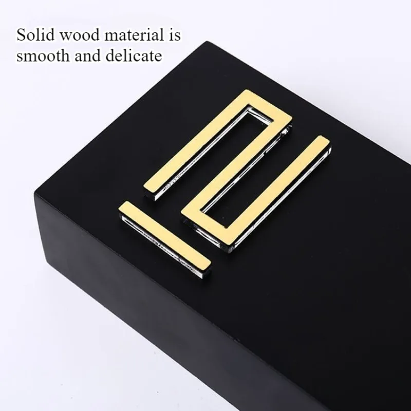 New long minimalist wall clock creative home clock living room simple fashion clock light luxury decoration corner wall clock