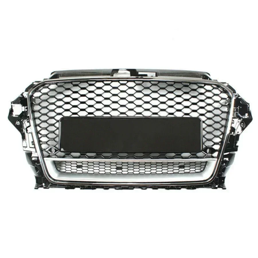 

Honeycomb Grill Mesh for A3/S3 8V 2014 2015 2016 RS3 for Quattro Style Hex Mesh Front Bumper Hood Grille New