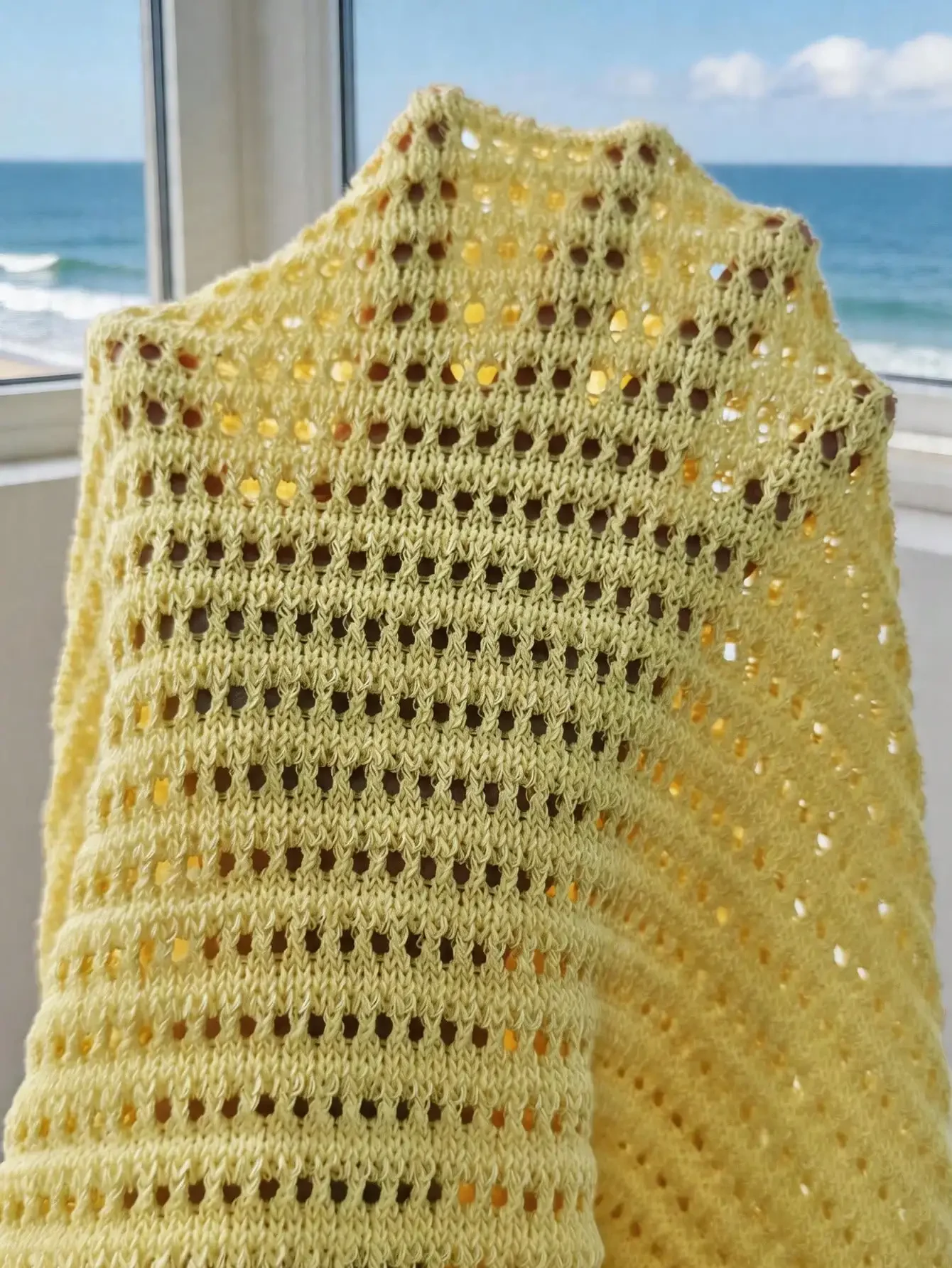 

Flora Isola Flora Isola Spring/Summer Sleeveless V-Neck Backless Knit Dress, Casual Beach Vacation Style