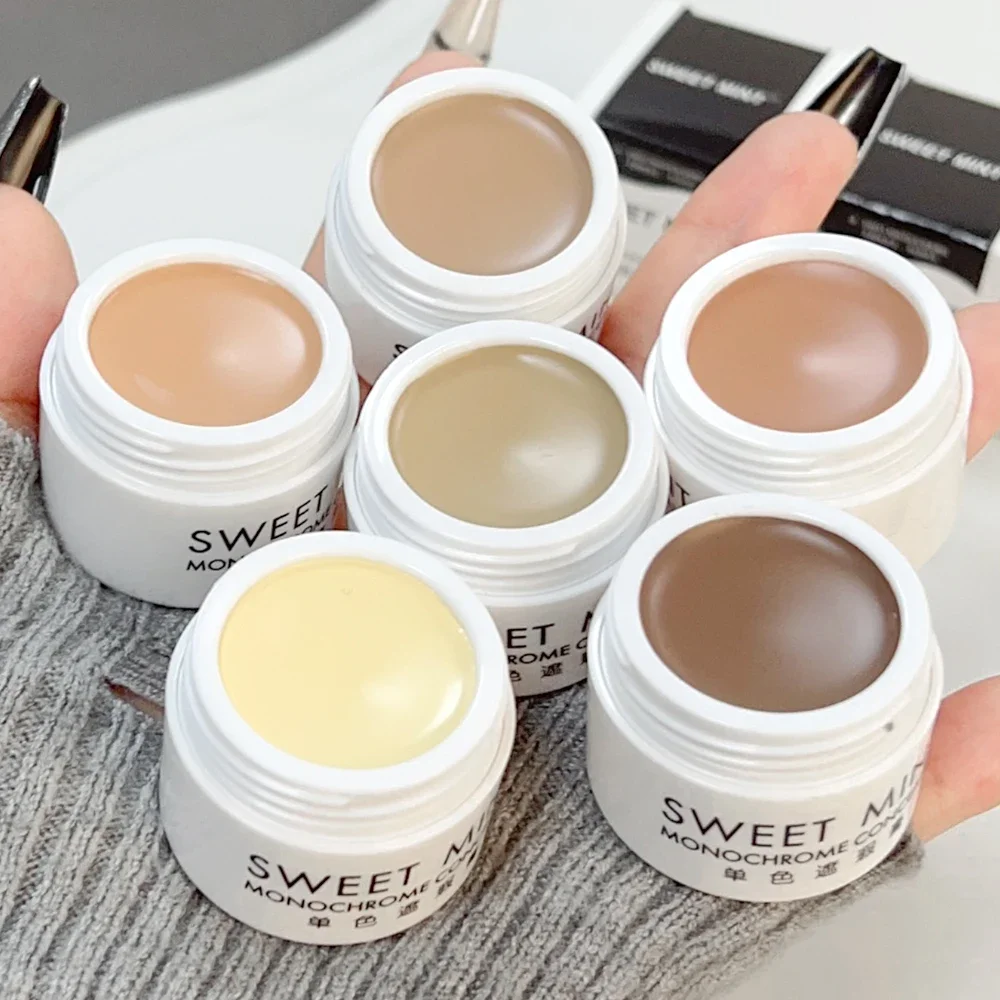 Matte Concealer Palette Cream Texture Covers Acne Marks Dark Circles Multifunction Face Makeup Lasting Brighten Face Cosmetics