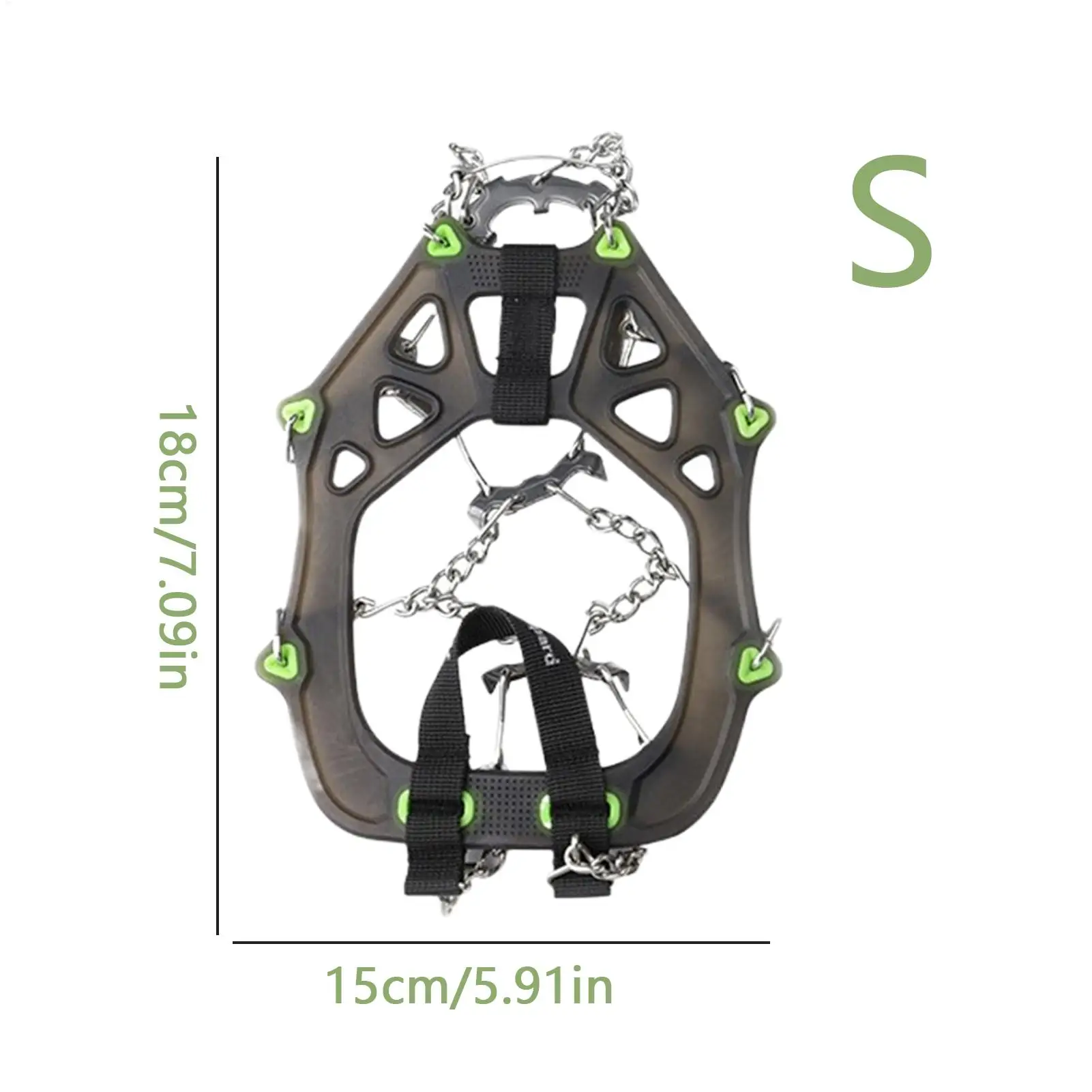 مقابض الجليد للأحذية مقاومة للحرارة مقابض الثلج المستقرة مرابط الجر لصيد الأسماك والتنزه والمشي وتسلق الجبال للنساء #6
