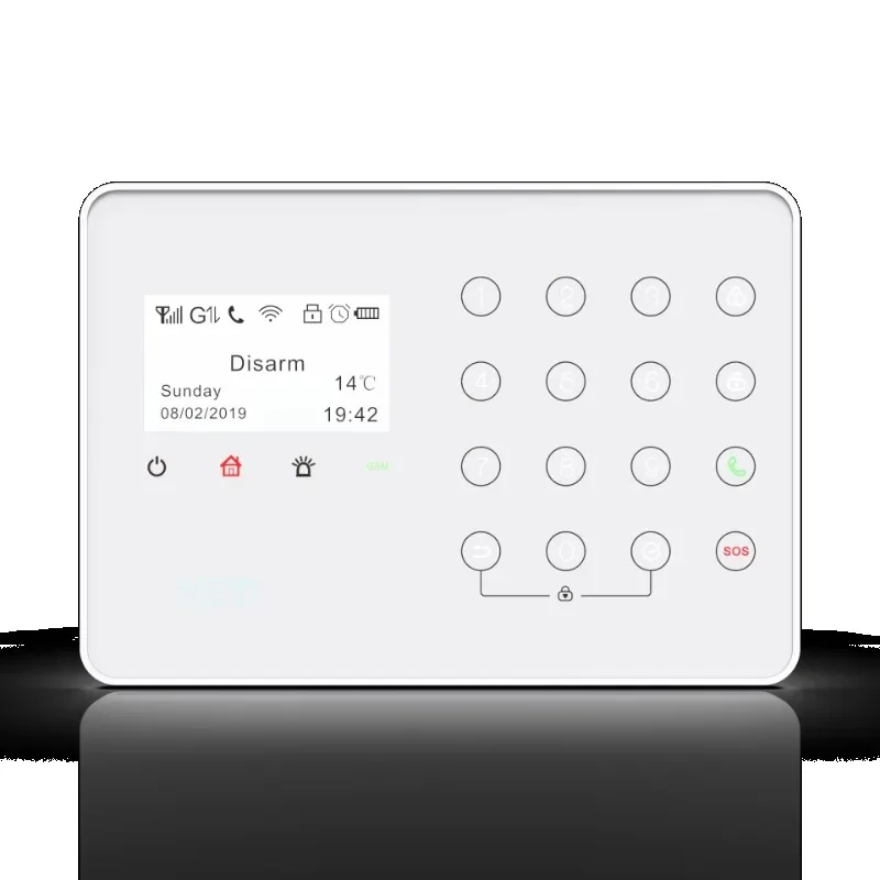 High-end heyi smart security alarm system kit for home house shop bank farm business with panel sensor wireless gsm wifi