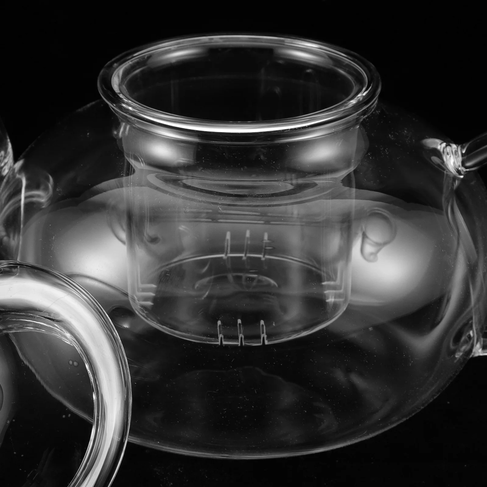 

Heat Resistant Glass Teapot Clear Tea Kettle for Relaxing Tea Time Stress Reduction Home Hotel Use Glass Teapot