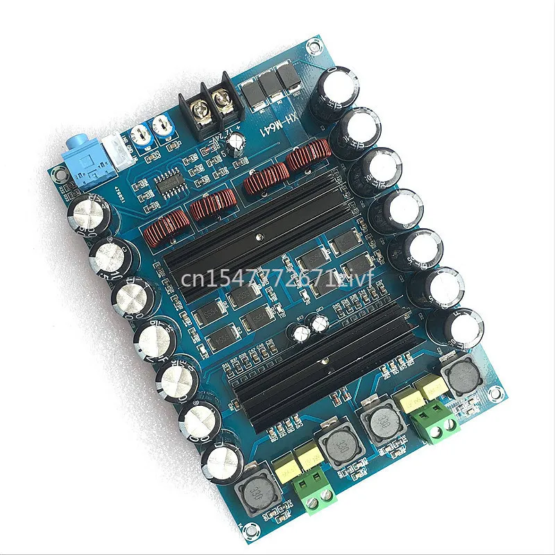 XH-M641 Dual Channel Battery High Power Amplifier Board Tpa3116d2 Car Amplifiers Dc12v150w