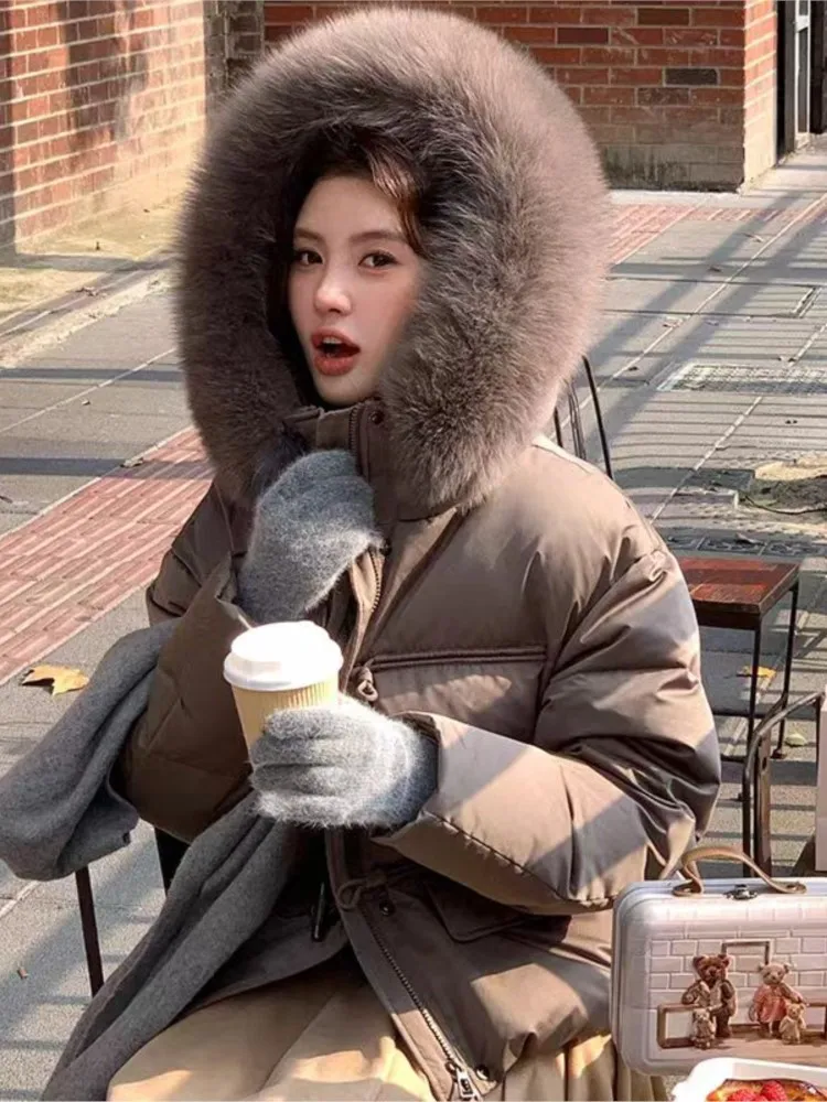 

Зимнее теплое базовое повседневное женское пальто с капюшоном в стиле пэчворк, пуховая куртка на молнии с карманом и длинными рукавами, короткая стеганая пуховая верхняя одежда, женская одежда