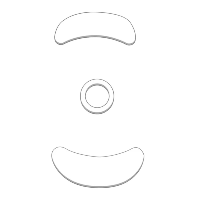 Pies ratón versión Ice, alfombrilla para patines ratón PTFE para ratón VAXEE AXW, mejora deslizamiento, control y