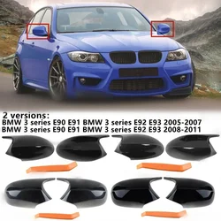 Rearview Mirror glass Cover cap Replacement ABS Paste FOR BMW 1 3 series E87 E81 E82 E90 E91 E92 E93 51167205292 51167135098