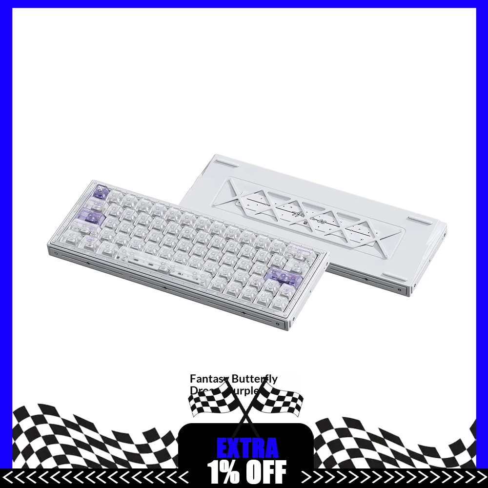 WLMOUSE HUAN63 Magnetic Keyboard 8K RT0.001 Fast Trigger Integrated cushioning Gasket structure Keyboard Pc Accessories Gift