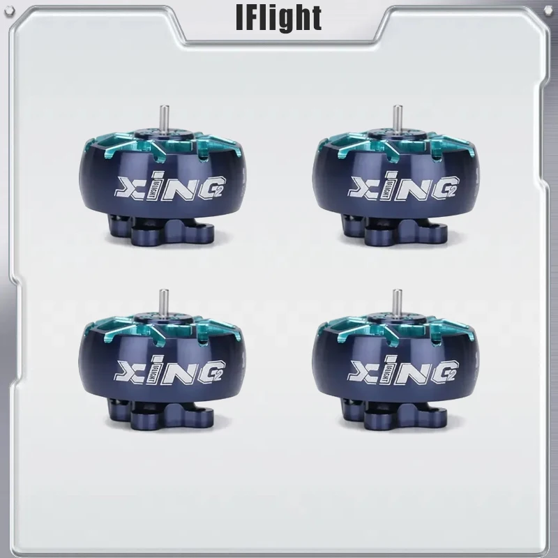 

IFlight XING2 1806 1600KV/2500KV 4-6S Бесщеточный двигатель FPV с валом из титанового сплава 1,5 мм, совместимый 5-дюймовый пропеллер для FPV дрона
