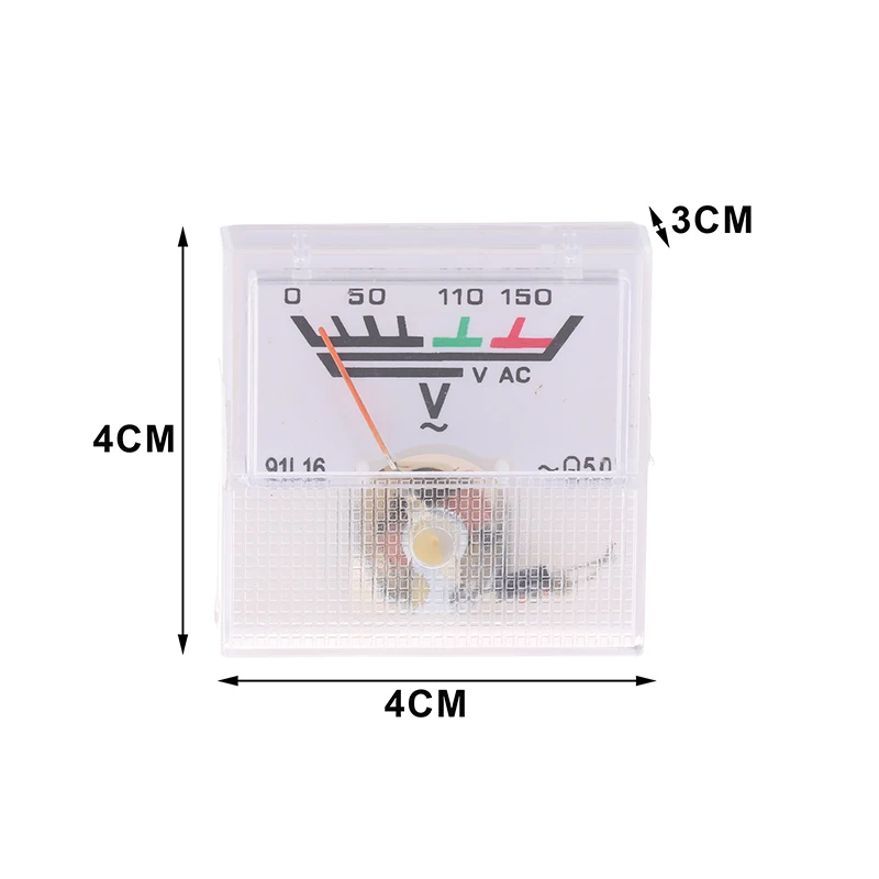 

[TL][TL]AC 150-300V DC 10-250V DC 5-75A Ammeter Mini Voltage Current Meter Tester Analog Pointer Volt Ammeter Panel Meter