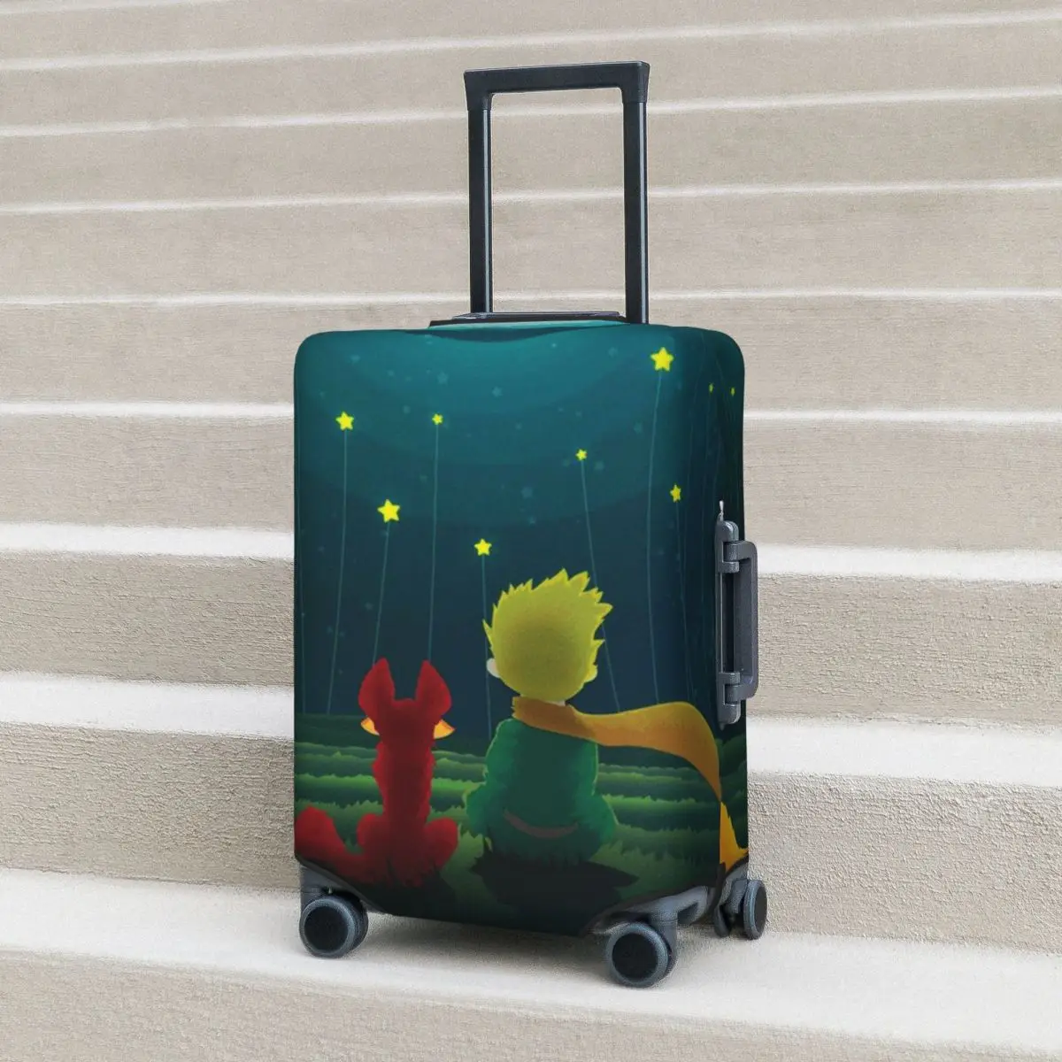 

The Little Prince Fox Suitcase Cover Novel Strectch Travel Protector Luggage Accesories Flight