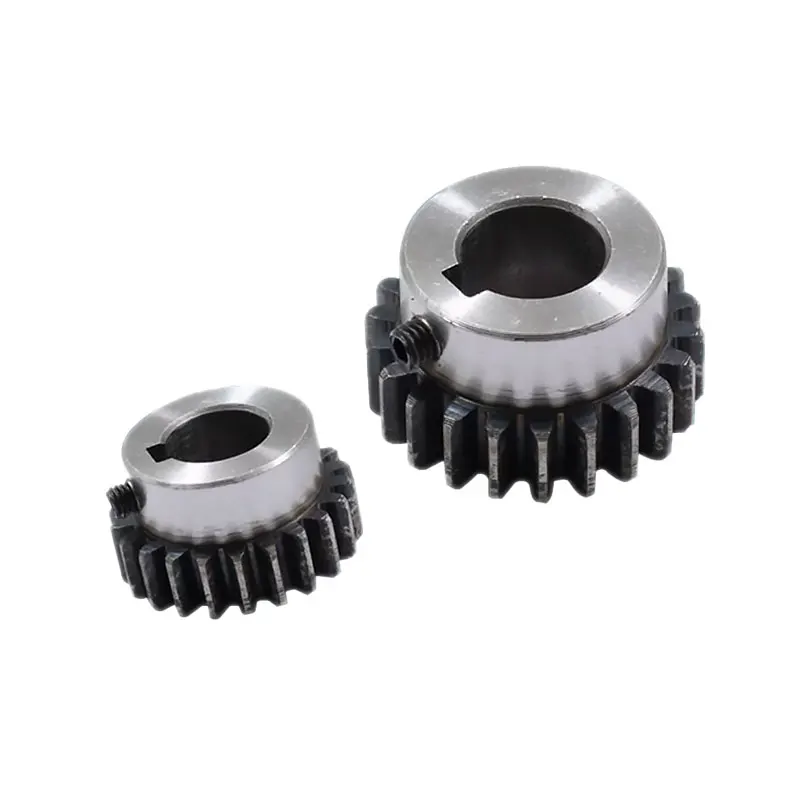 1.5 Module Spur Gears 10T-22T 45#Steel Motor Mechanical Drive 6-15mm Bore Hardened Tooth Surface