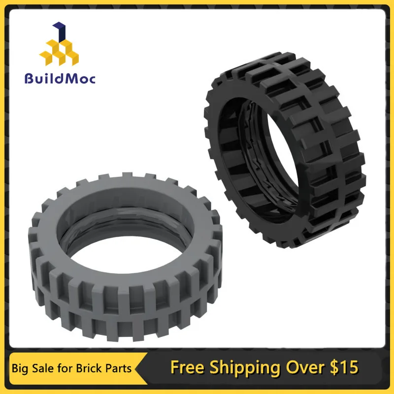 

1Pc MOC Parts 56898 Tyre 43.2 x 14 Offset Tread Compatible Bricks DIY Assmble Building Blocks Particle Kid Puzzle Brain Toy Gift