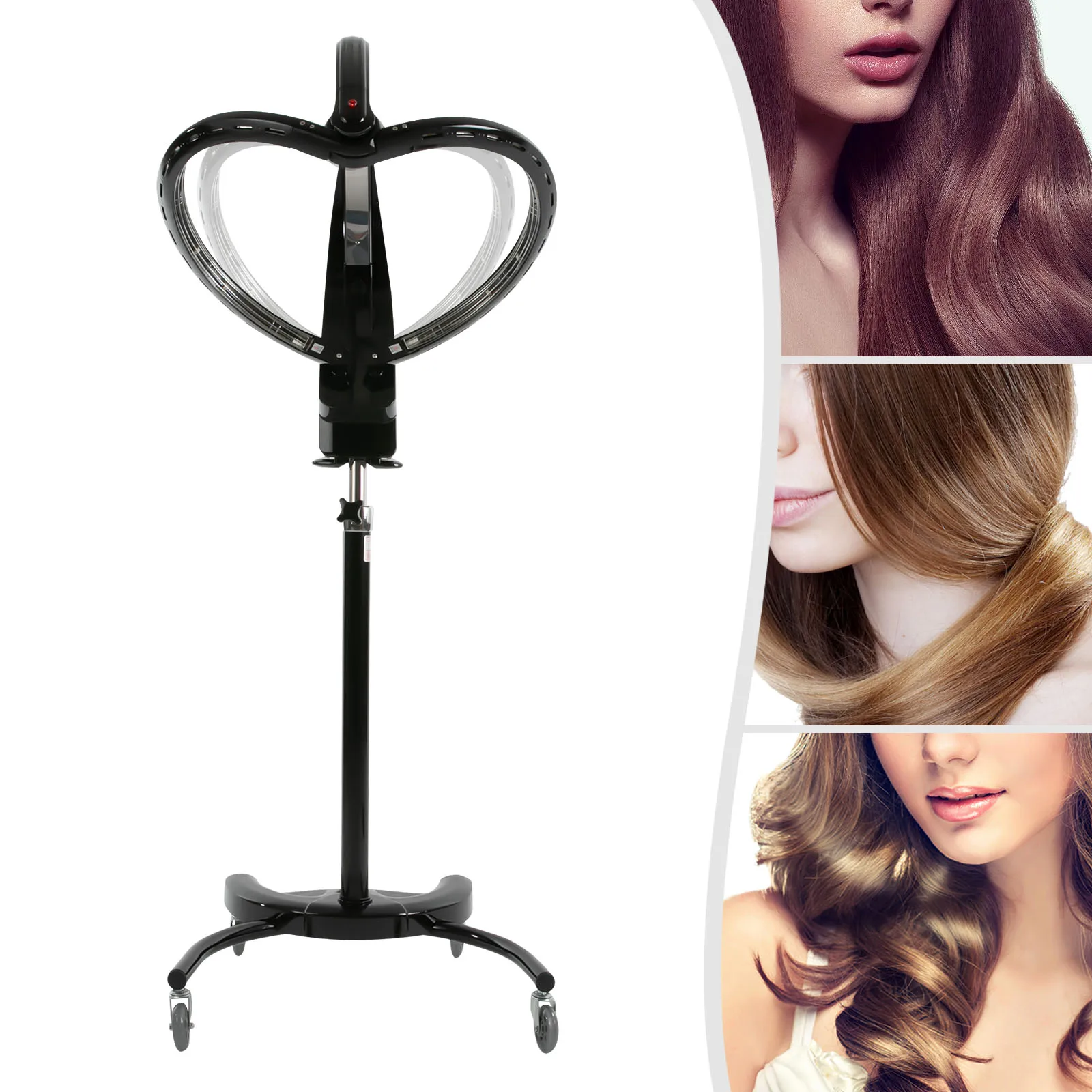 Beauty Salon Hair Processor Professional Free Standing Hair Color Treatment Processor 950W Flexible Movement Hair Care Machine