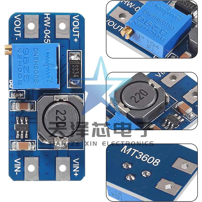 Mt3608 Pipeline Boost Board, Dcdc Boost Tech, Fardu37