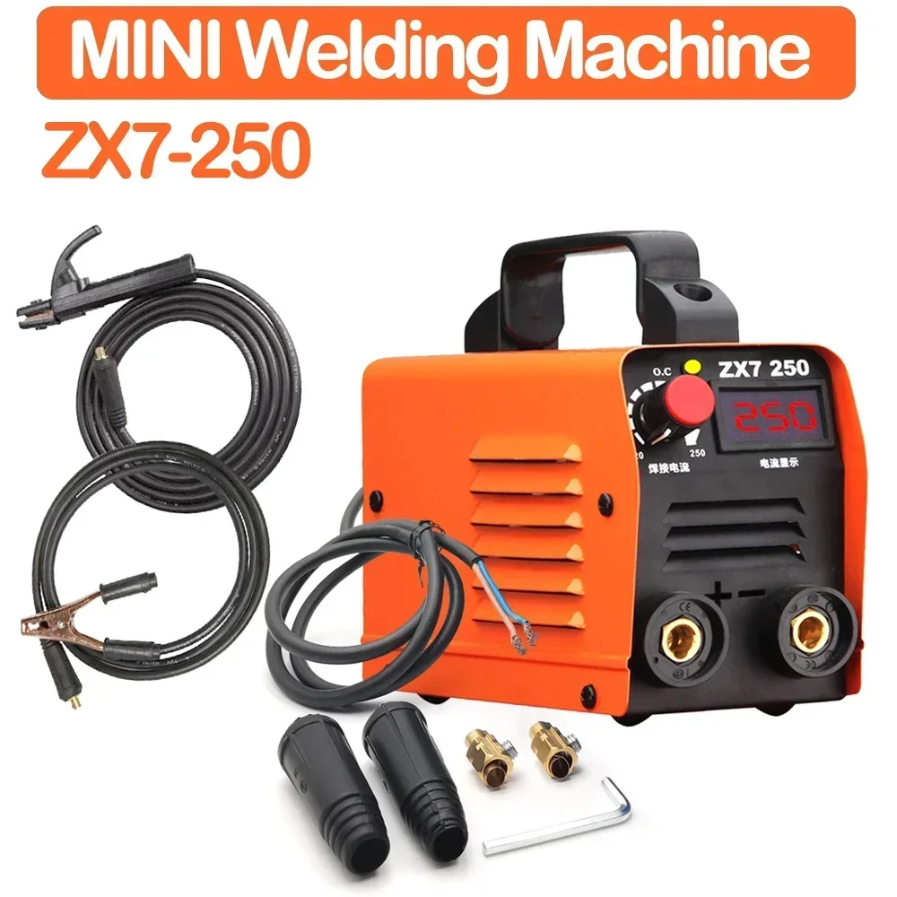 Portable Welding Machine 250A Arc Welding Machine Fully Automatic Industrial-Grade Household Small All-Copper Electric Welding