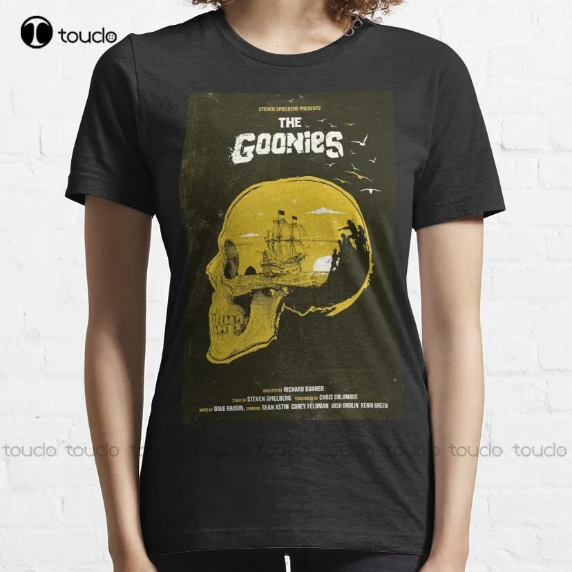 The Goonies Movie 1985 Classic T-Shirt Vintage Shirts New Popular Breathable Cotton Custom Aldult Teen Unisex Christmas Gift New