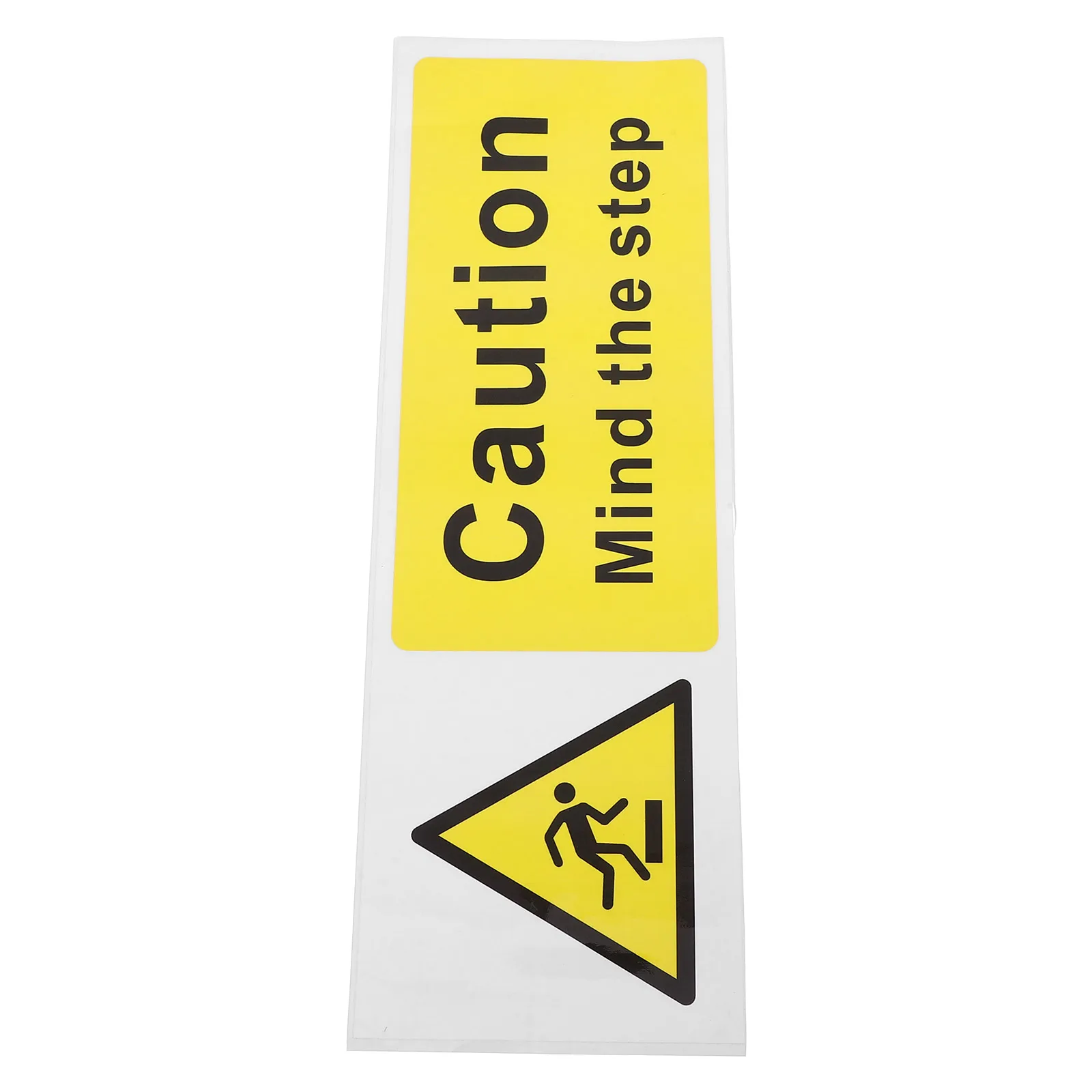 LongLasting SelfAdhesive Caution Sign Stickers For Stair And Floor Hazards Waterproof Durability Safety Warnings For Workplace