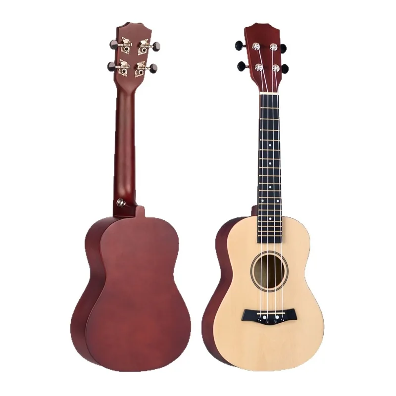CLEARANCE SALE-21 Inch Basswood Ukulele 4 Strings Small Acoustic Guitar Musical Instruments Kids Beginners Playing Learning Toy