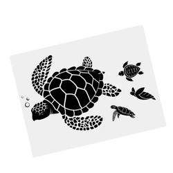 S52443 # Keine Hintergrund Auto Aufkleber Mutter Schildkröte und Baby Turtles Vinyl Aufkleber Pegatinas Para Coche Auto Zubehör