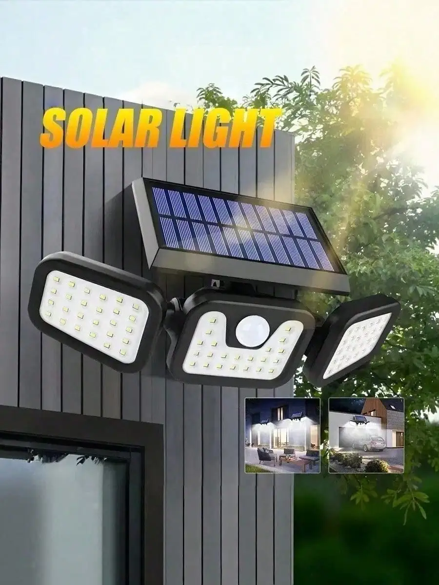 1/2/3/4Pack Smart Solar Powered Security Light Advanced Motion Detection 16 26 Feet Sensing Range Polycrystalline High Efficiency Panel 6500K Daylight White Beam Durable Weatherproof Design Garden Pathway Light