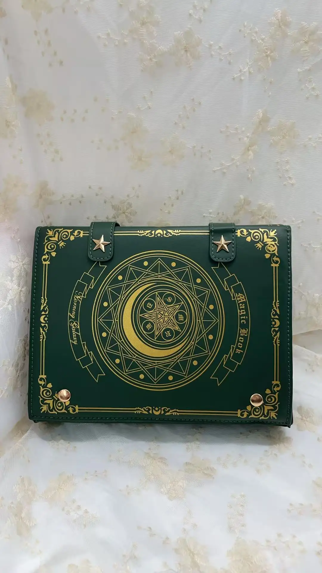 Anime Cosplay Magic Grimoire Rucksack Niedliche transparente Umhängetasche für Frauen Große Kapazität Studenten-Büchertasche für den täglichen Gebrauch – Detail 3
