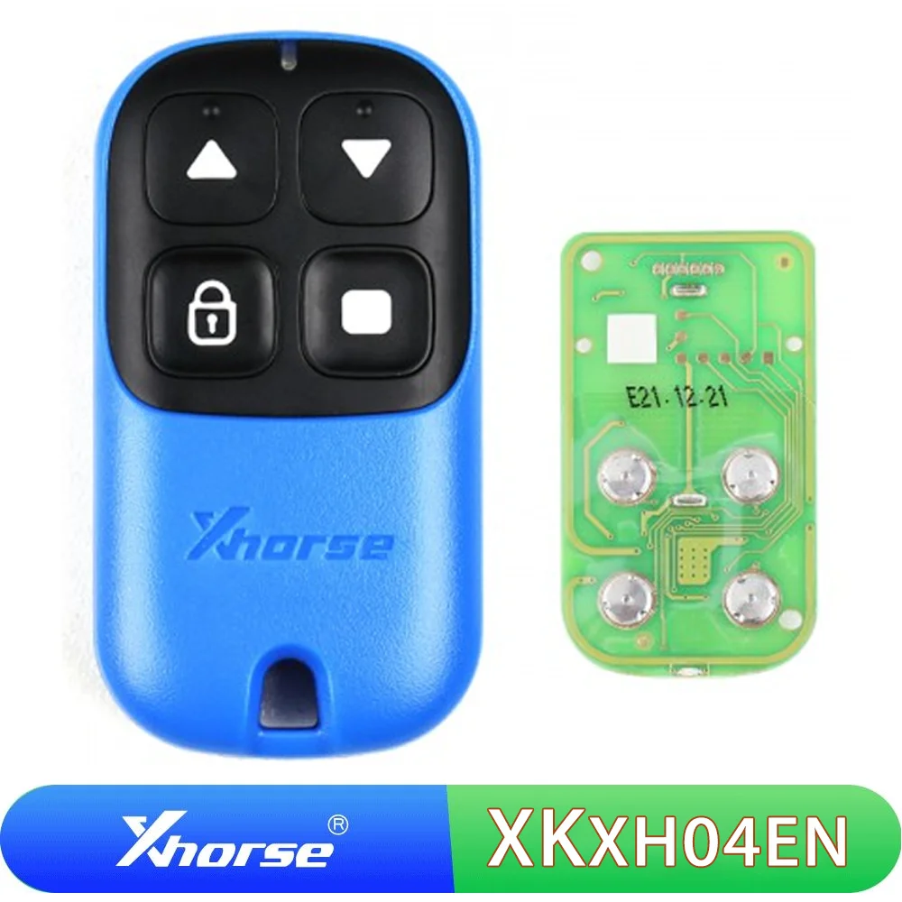 

5/10 Pcs Xhorse XKXH04EN XK Wired Universal Remote Key 4 Buttons Garage Door Remote Control For VVDI Key Tool