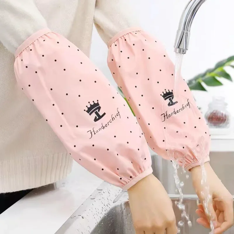 Cartoon 30*18cm Waterproof Oversleeves Housework Cleaning Anti-Dirty Sleeve Sleeve Cuff Protection Kitchen Apron Accessories