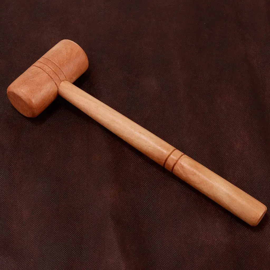 مطرقة بمقبض خشبي لإصلاح صنع المجوهرات 27 سم/10.6\\\'\\\' #4