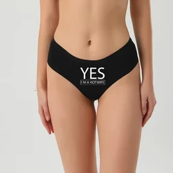 HOT WIFE Panties for Women Cotton Underwear Plus Size Sexy Briefs Girls Breathable Soft Lingerie Female Cute Underpants