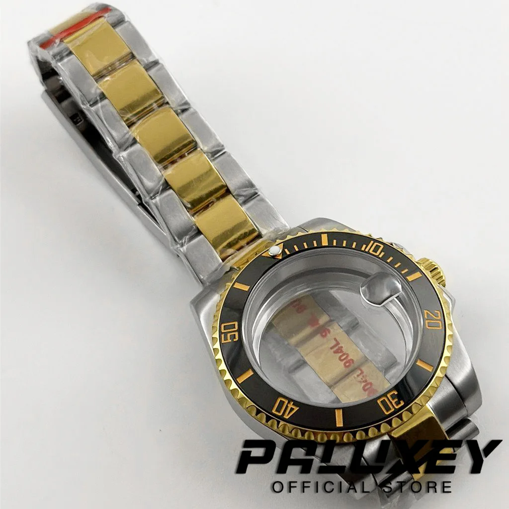 Diver NH35 40mm Waterproof Ceramic Bezel For NH34 NH35 NH36 NH38 NH70 ETA2824 Movement Sapphire Glass Watch Case 28.5mm Dial