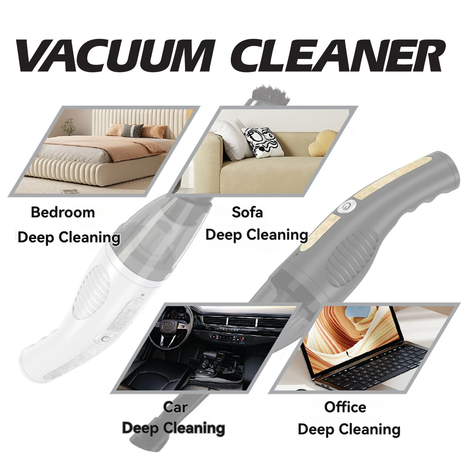 Household Car Handheld Vacuum Cleaner Super Suction High Power Portable Sweeper Cleaning Room Good Assistant