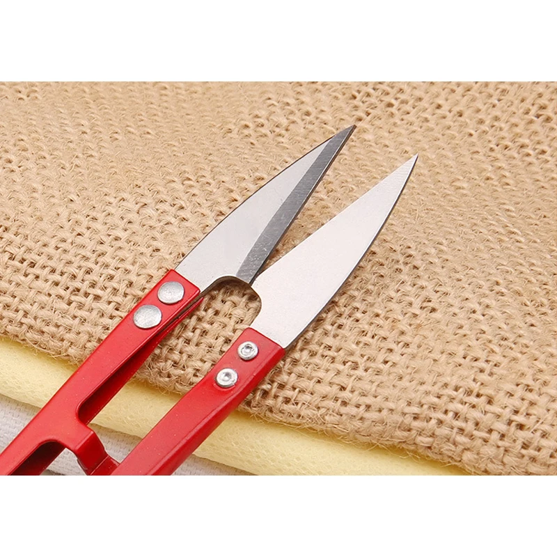 1pc 10cm metal Sewing Nippers Handmade DIY non-woven Fabric Snips Beading Thread Snippers Trimming Scissors Tools