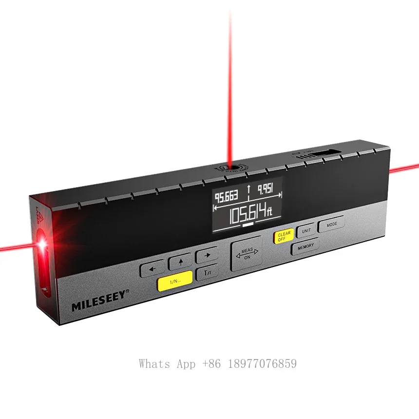 DP20 PRO Bilateral Distance Meter Laser Measure Tool Laser Measure With Middle Laser Mark Beam