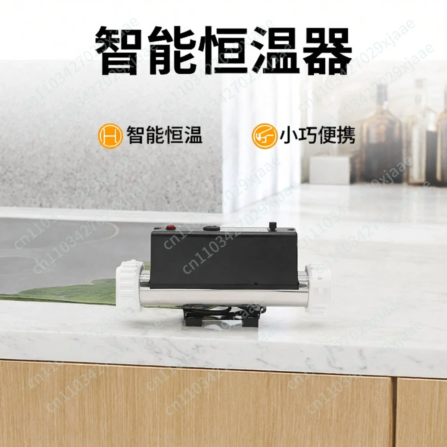 Electric Swimming Pool Heater Thermostat 2KW/3KW Massage Bathtub Circulation Heating System for Home Pool Heating Equipment