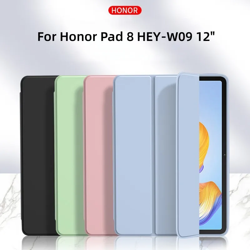 

Shockproof Soft Silicone Smart Tablet Case for Huawei Honor Pad 8 HEY-W09 12 inch Stand Casing Cover