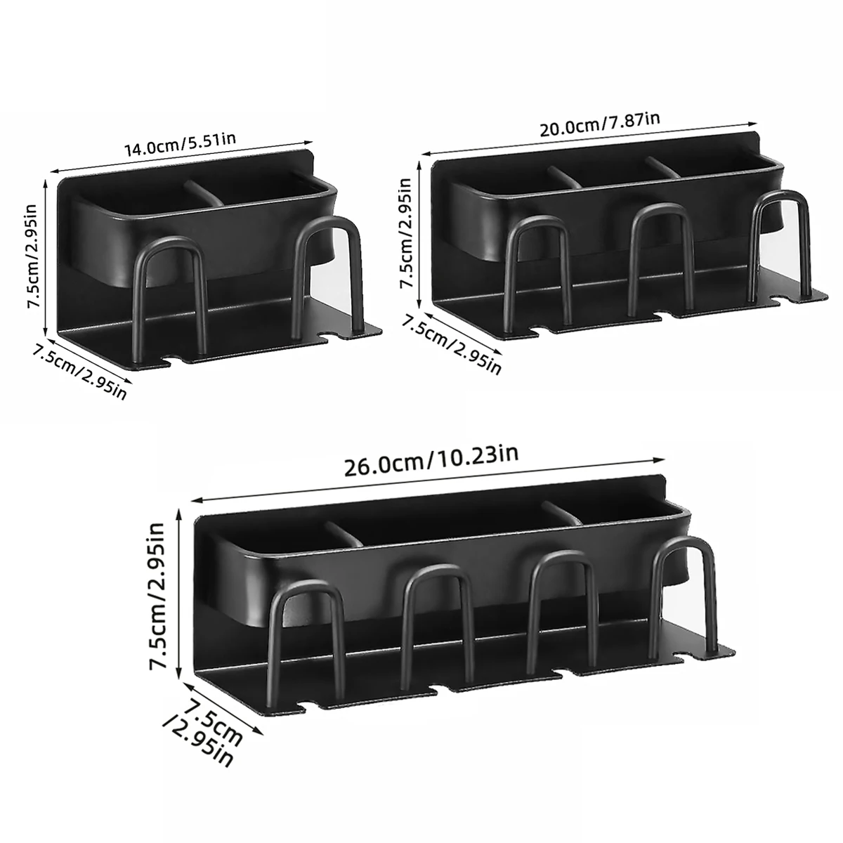 Space Aluminum Wall Mounted Electric Toothbrush Holder Toothpaste Cup Storage Rack Bathroom Accessories Organizer