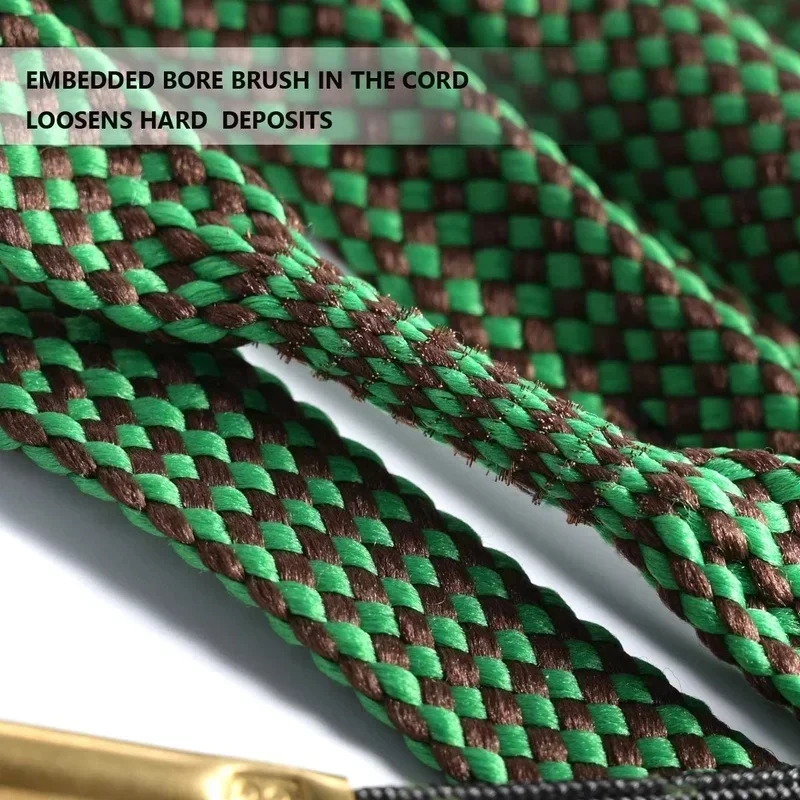 بندقية تتحمل الأنظف ثعبان نوع التكتيكية ملحق 62 مللي متر بندقية تنظيف عدة أدوات بندقية برميل عيار ثعبان حبل الصيد الرياضة #4