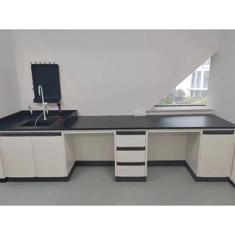 EXW All-Steel Experimental Workstation Reagent Rack Cleanroom Workbench For Research Institute University Biology Lab