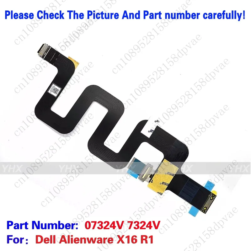 GYX Nowy kabel LCD IDP60 LF-M558P EDP do laptopa Dell Alienware X16 R1 NTS 07324V Szybka dostawa