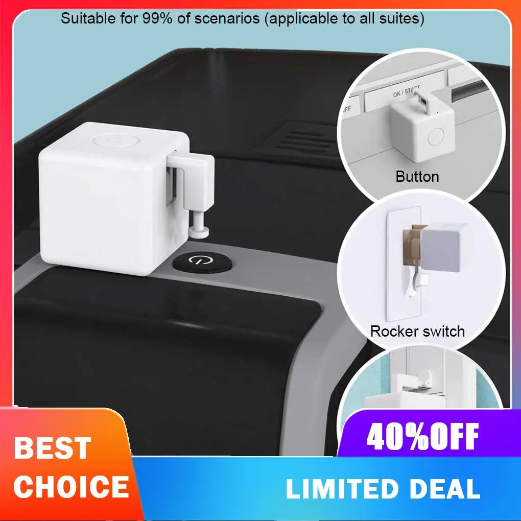 Smart Switch Wireless Remote Control Button Pusher Voice Assistant