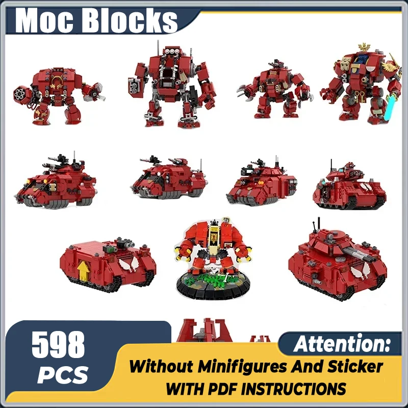 

Popular Games Model Moc Building Bricks Hammer Battle Mech Collection Technology Modular Blocks Gift Christmas Toys DIY Sets II