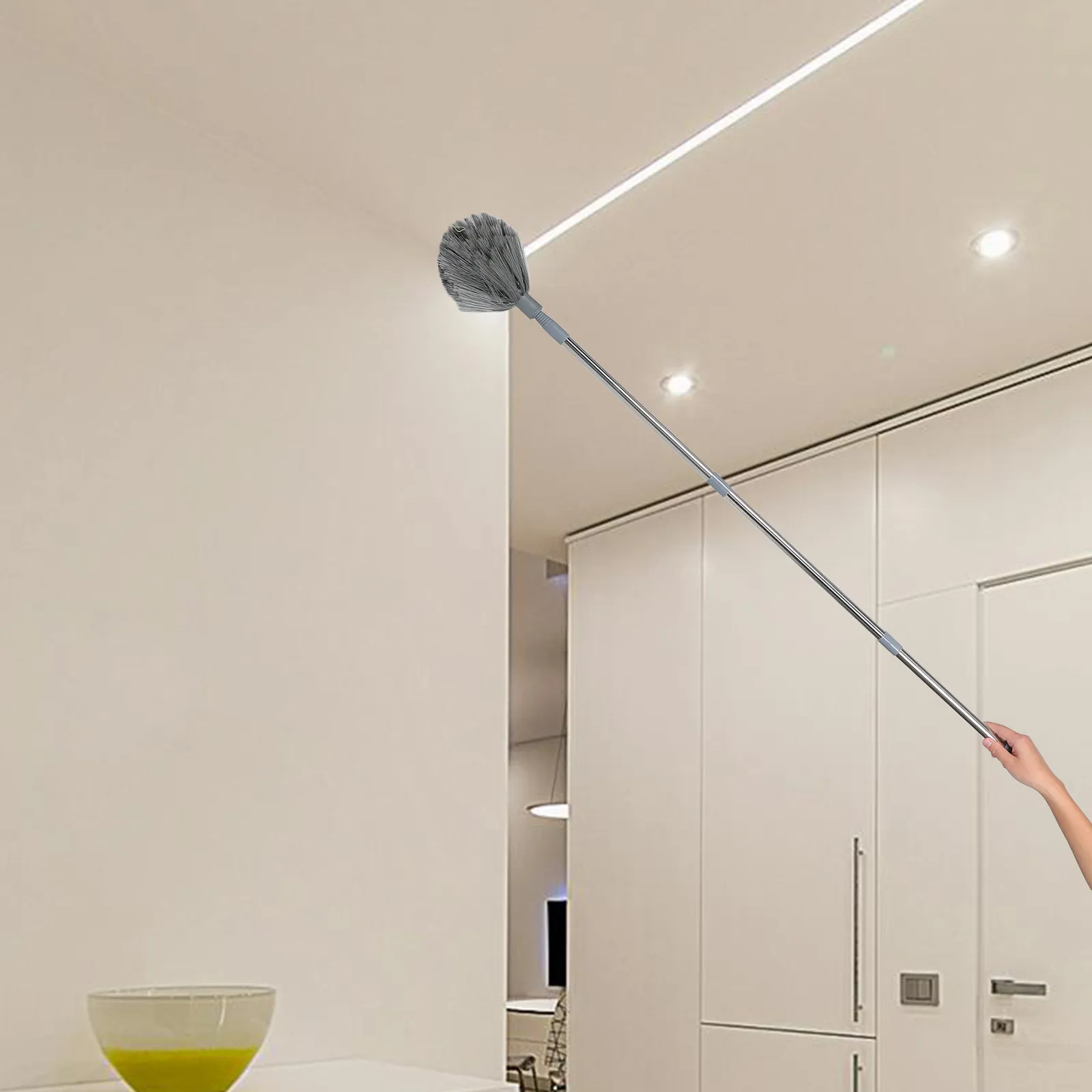 Clean Duster Household Cleaning Tools For Housekeeping Heavy Duty Spider Web Brush Extendable Pole High Ceilings