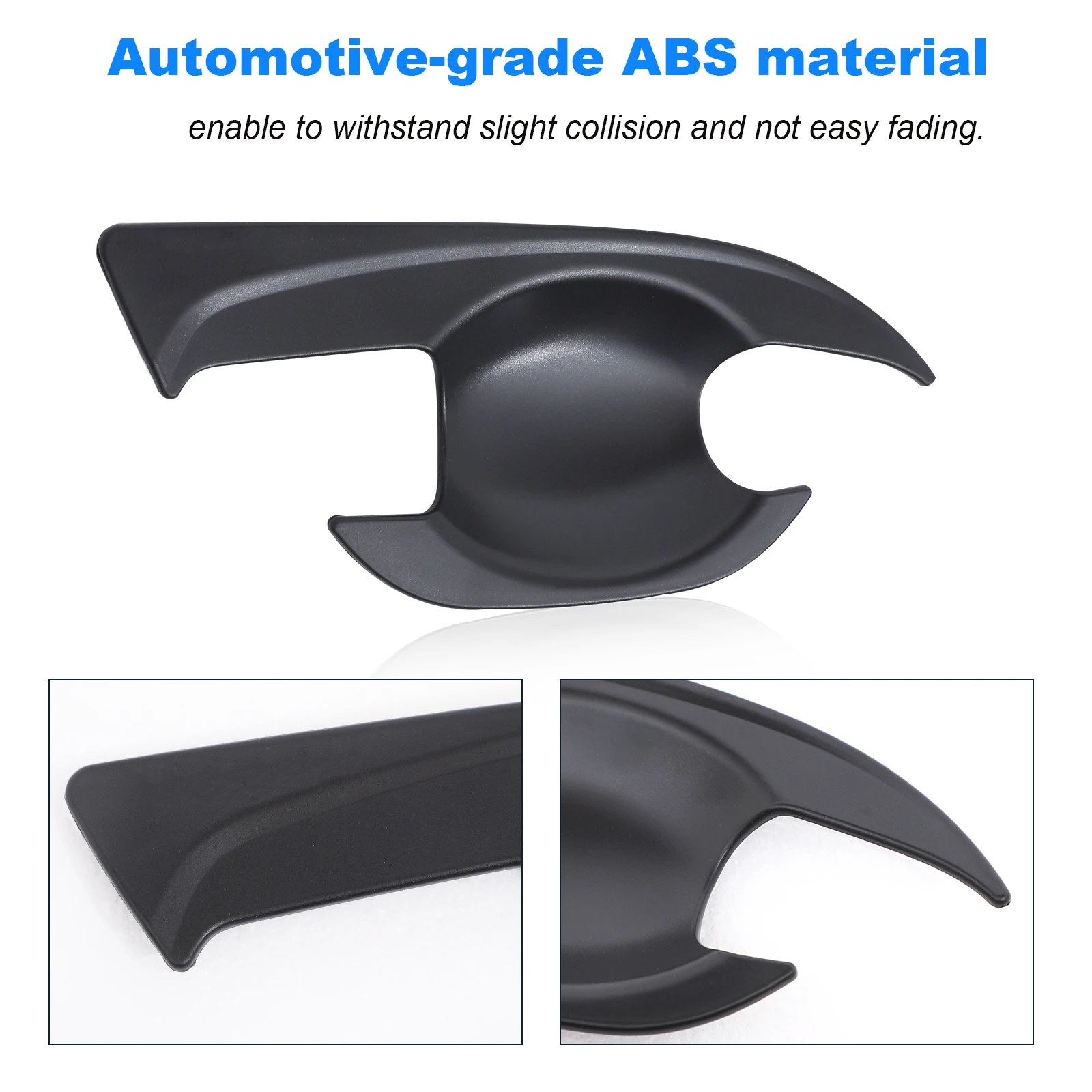 For Nissan Navara 2021-2025 Door Bowl Cover NP300 D23 Handle Insert Trim Protector Exterior Car Accessories