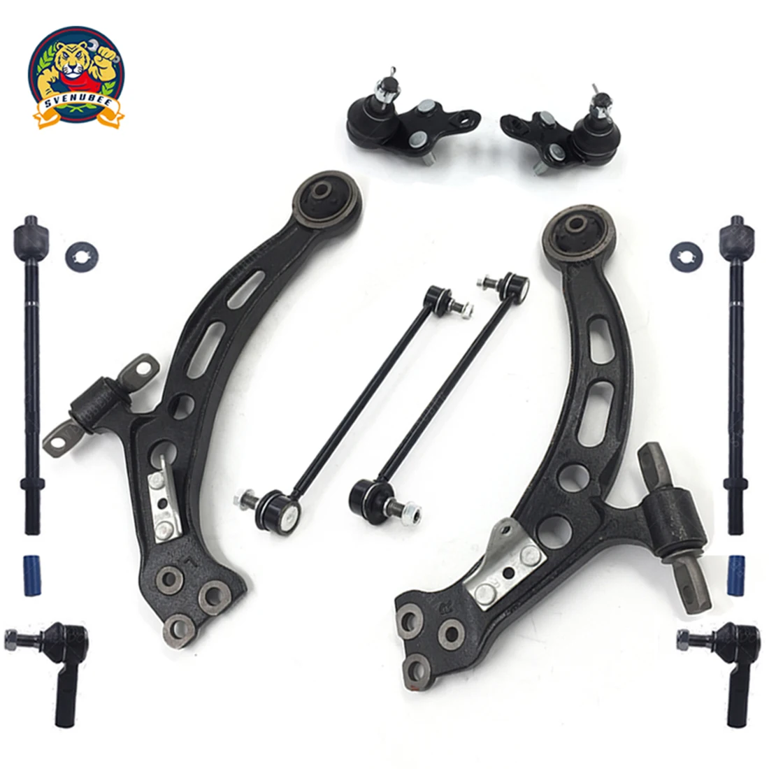 Svenubee 10pcs Front Lower Control Arm Sway Bar Links Kits for Toyota Camry Avalon Lexus ES300 RX300 1997 1998 1999 2000 2001