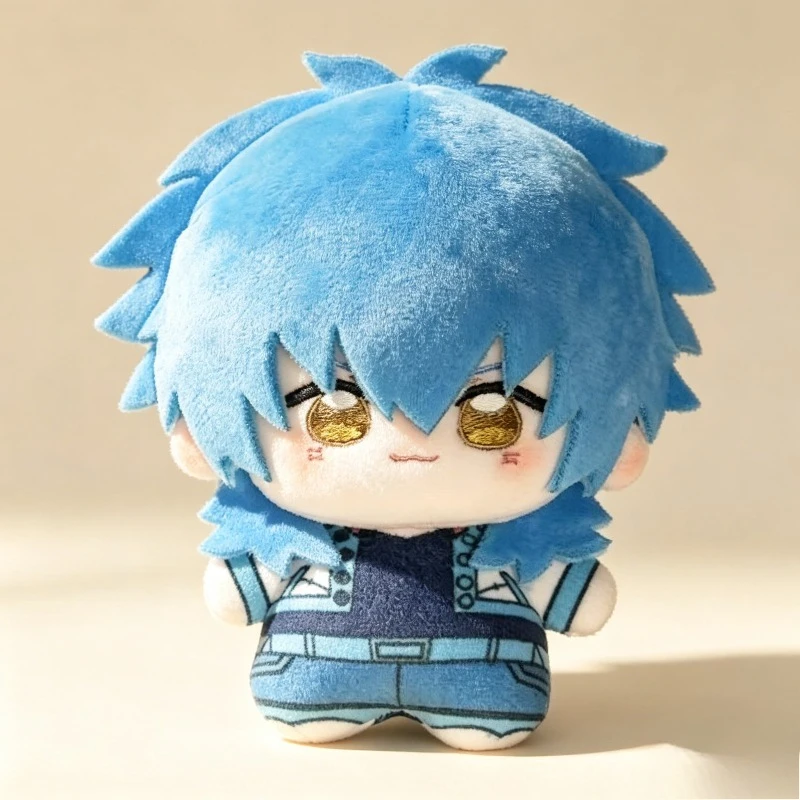 Cute DMMD Aoba Soft Plush Doll Blue Hair Casual Outfit Anime Merch Ornament for Manga Game Lover Holiday Present Desk Decoration