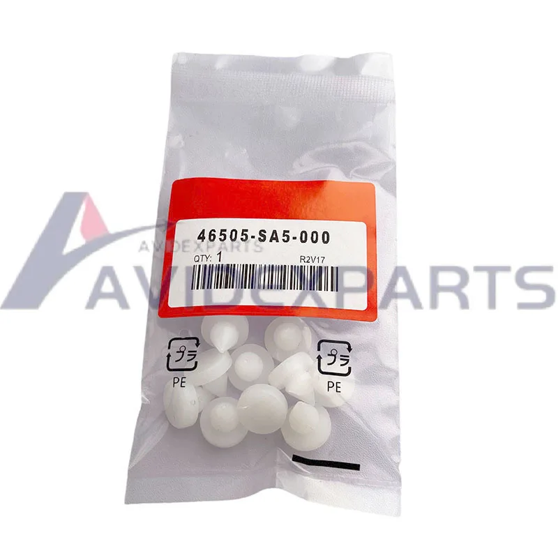

10 Pack 46505-SA5-000 For Honda Acura Brake Clutch Pedal Stopper Pad White Clutch Brake Limit Block Clip Car Replacement Parts