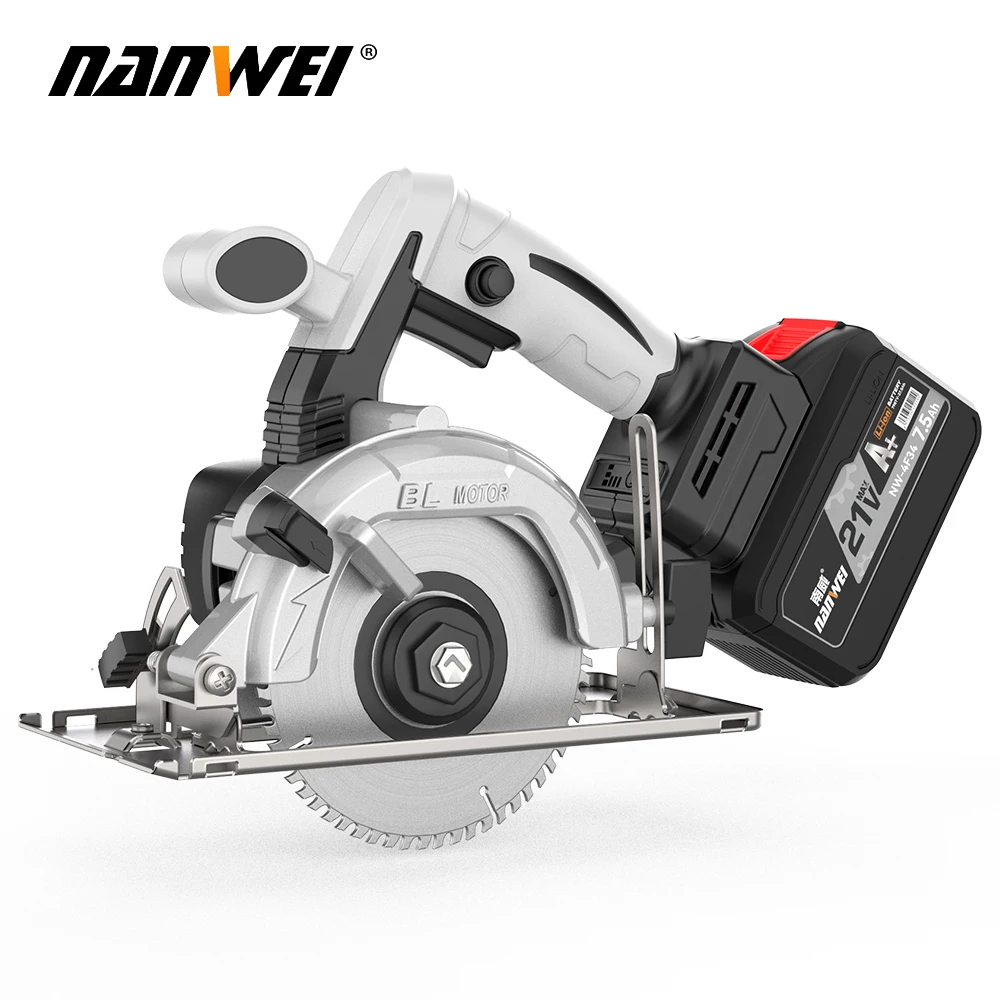 Industrial power tools 2.0Ah rechargeable battery electric cordless circular saw machines for wood cutting