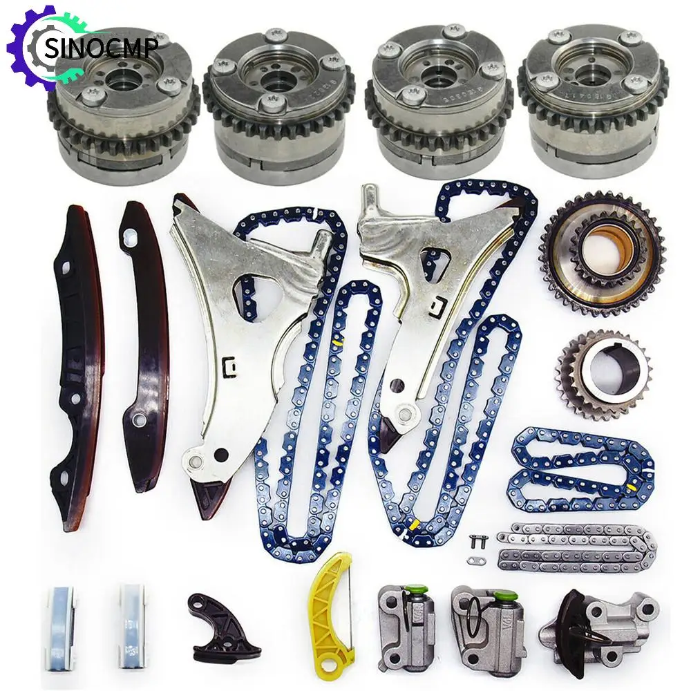 Turbo Timing Chain Camshaft Adjuster Kit For M278 Benz E500 E550 S500 S550 CLS500 CLS550 GL500 W212 W166 X166 4.7L Engine Parts